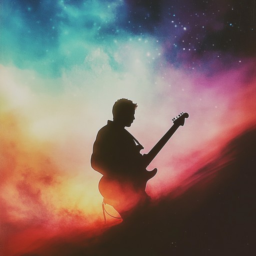 Dive into a vibrant celestial dream pop adventure filled with mysterious and lush sounds. The electric guitar and atmospheric synths create an enchanting, otherworldly experience that intensifies as it progresses. Waves of sound and echoing harmonies blend seamlessly, capturing the essence of a starry, dreamlike voyage.