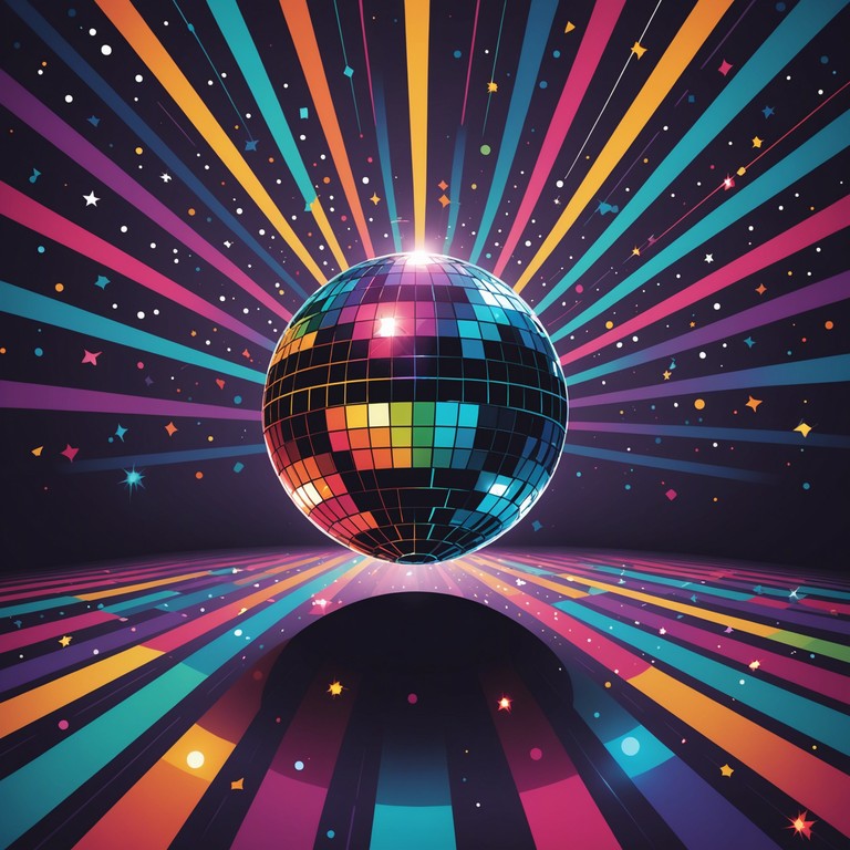 Imagine yourself in a vibrant 70s discotheque, where the pulse of the bass meets the sparkle of the disco ball. The song features rich orchestration overlaid with rhythmic, funky grooves that make it impossible not to move. It’s summertime in sound, infused with the energy of a night out dancing under lights that match the stars.