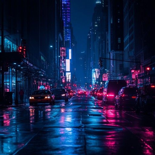 Bathed in the hues of reflective midnight streets, this instrumental piece blends smooth tones with dynamic beats to capture urban bittersweetness. Featuring saxophone riffs and electronic elements, it takes listeners on an emotive journey through the highs and lows of city life