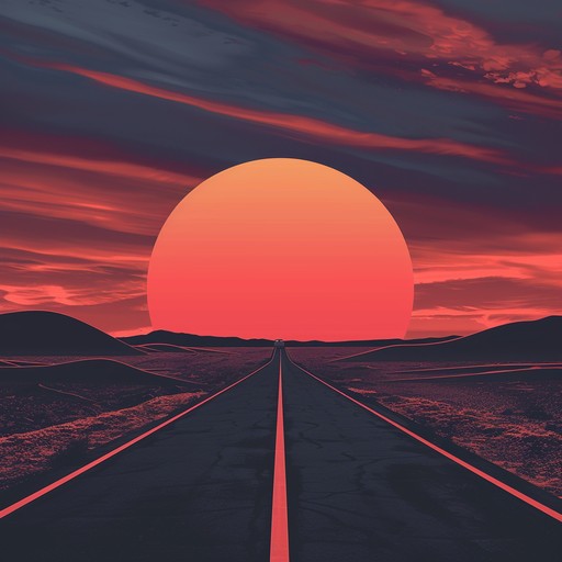 Envision a gentle drive down a long, winding road at sunset in the american heartland; the skies painted in shades of orange and pink. The song should encapsulate the feeling of freedom and introspection, with a touch of nostalgic warmth.