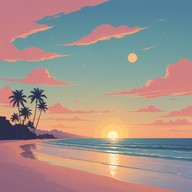 soothing waves meet gentle piano melodies.