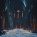 foreboding organ echoes amidst synth driven festive darkness