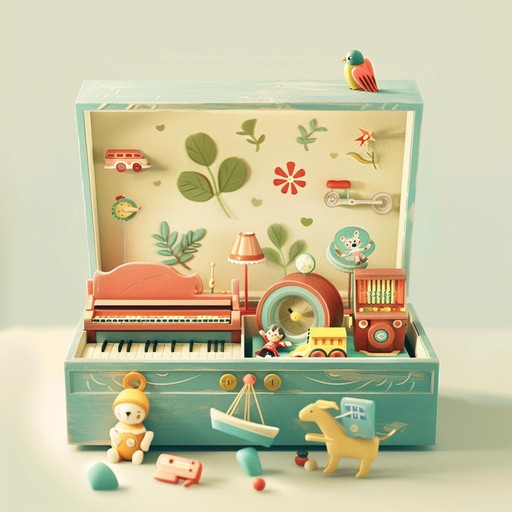 A sweet and heartwarming composition that gently stirs memories of carefree childhood days, using a music box to paint a whimsical and tender soundscape.