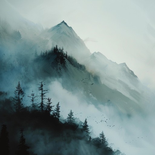 Imagine an early morning at the top of a foggy mountain, where the only sounds are the gentle wind and distant bird calls. The song captures the essence of solitude and peace, enveloping the listener in a blanket of soft, ambient textures.