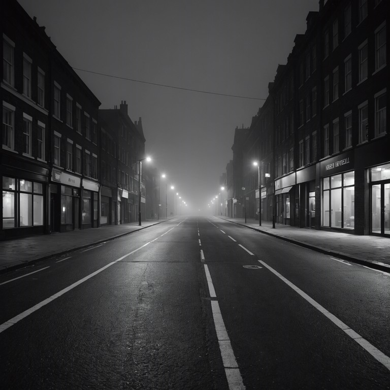 An instrumental track featuring the electric guitar, invokes the depth of night with a sinister yet hauntingly beautiful melody. Subtle echoes and sinister undertones play through each note, creating an atmosphere of suspense and unease. The focus remains on minimalistic, lingering notes that compound the feeling of something lurking just out of sight