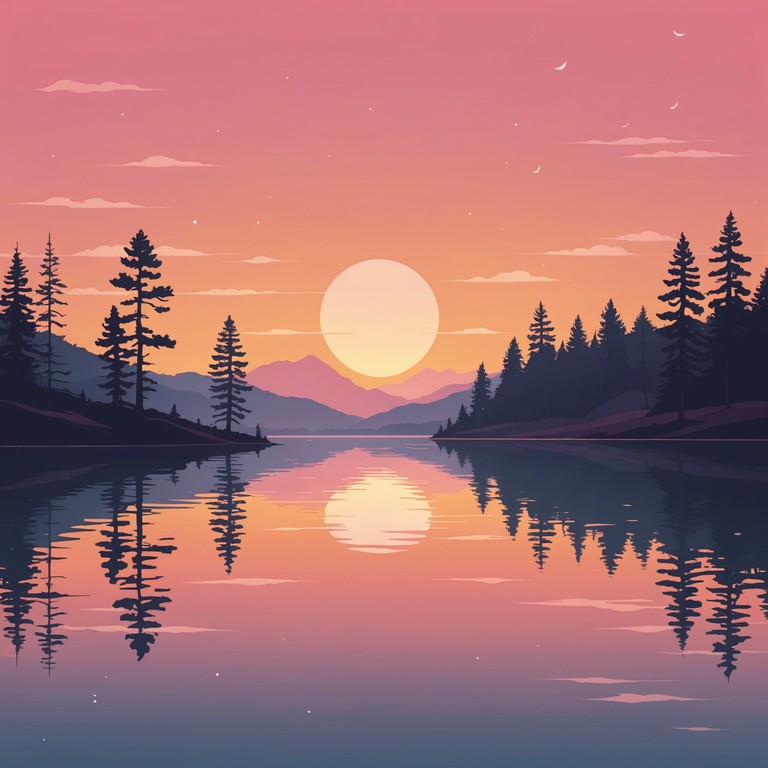 This track is a serene journey, capturing the ethereal beauty of a sunset reflecting off calm waters, with lush synthetic layers that float over a gently driving beat, providing a sound that's both soothing and introspective. It's perfect for moments of reflection or laid back evenings.