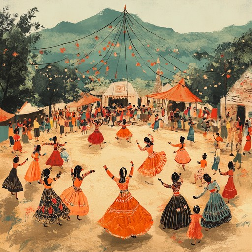 Evoking the spirit of a colorful village fair in colombia with energetic rhythms, bright brass, and joyful accordion melodies, this track is all about lively celebration and dance.