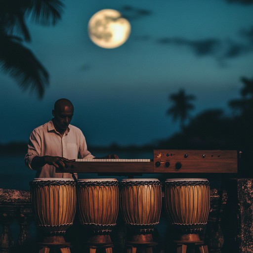 This piece offers a contemporary take on rumba by merging synthesizer melodies with authentic cuban drumming patterns, crafting a soundscape that is both nostalgic and futuristic.