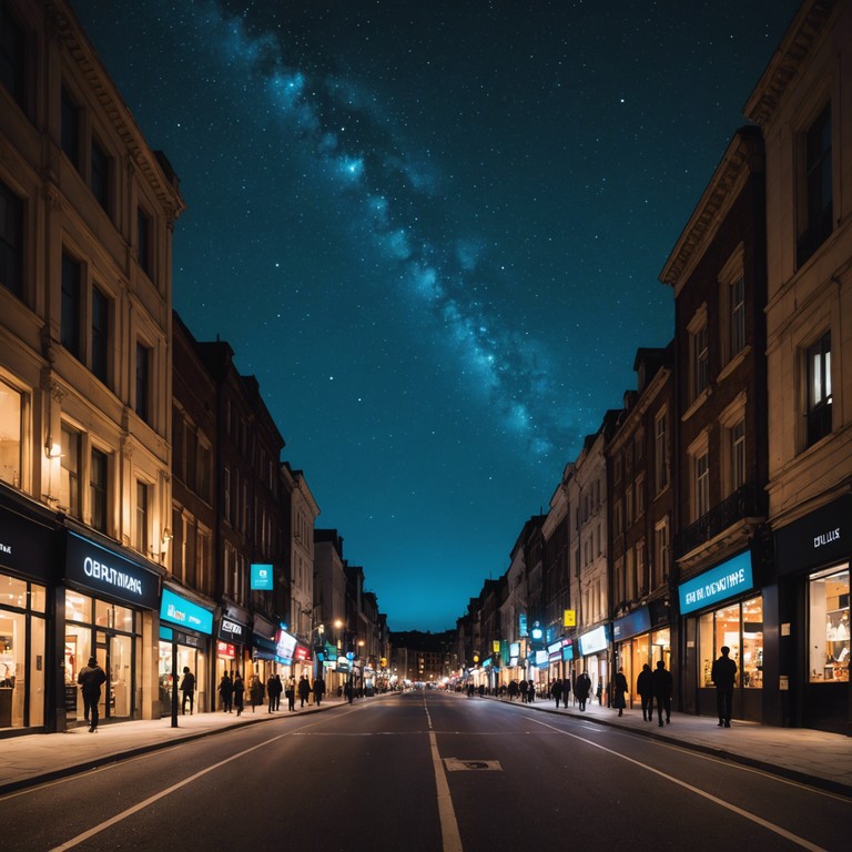 Imagine cruising through the bustling city streets under a sky littered with stars, where every turn brings a new wave of thrilling sounds and sights. This version of the track focuses on the allure and magic of the city at night, backed by compelling beats and grooves