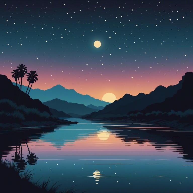 Imagine an evening by the picturesque rio grande, where gentle guitar notes create a soothing atmosphere under a starlit sky. This track provides a perfect backdrop for unwinding after a long day.