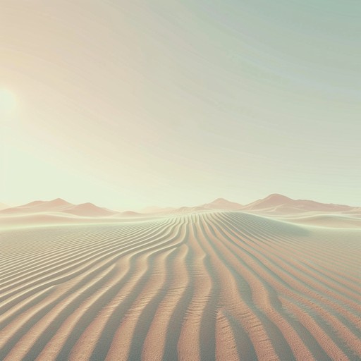 Imagine a journey through a futuristic desert landscape, where traditional middle eastern rhythms meet state of the art synthesizers. A captivating soundscape that fuses organic percussion with digital soundwaves, evoking both ancient and sci fi atmospheres.