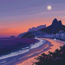 a warm evening bossa nova tune