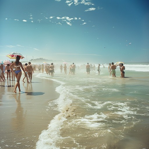 A lively and energetic instrumental forró song with a festive atmosphere, perfect for dancing barefoot on the sand at a summer beach party in brazil. The melody is played on the accordion, accompanied by the rhythmic percussion of the zabumba drum and triangle, creating a joyful and contagious rhythm that will make everyone move their feet and swing their hips. The music evokes the feeling of warm sea breeze, salty air, and carefree fun under the sun.