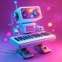 fusion of toy sounds and funk rhythms, energizing instrumental track