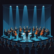 grand orchestra carrying haunting melodies