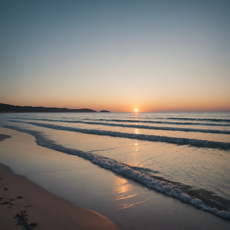 Imagine the sun setting over a calm beach, where the gentle rhythms of reggaeton mix seamlessly with ambient soundscapes to create a relaxing, soothing atmosphere. This track combines soft electronic beats with the distinctive syncopation of reggaeton, providing a peaceful, yet rhythmic experience that transports listeners to a serene coastal evening.