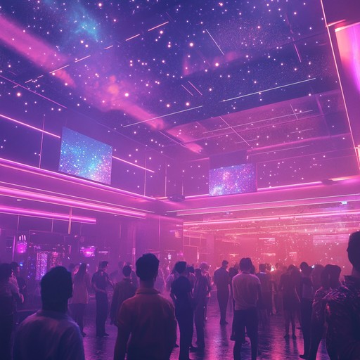 A music journey that transports listeners to an electrifying summer night filled with the scent of adventures and the sounds of high energy electronic beats, perfect for dance enthusiasts seeking a night to remember.