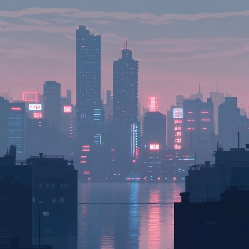 This chill trap song merges melodic synths with smooth beats, evoking the tranquility of a neon lit cityscape at dusk. Perfect for those reflective moments on the road, offering a serene yet vibrant auditory experience.