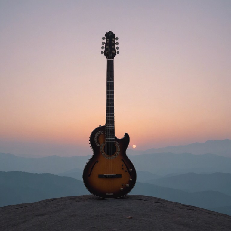 This track merges traditional hindustani melodies with soulful interpretations to evoke deep emotions. The piece begins with a slow, meditative pace that gradually builds into a more complex and richly layered musical experience, reflecting the depth and complexity of human emotions. It embodies a journey through spiritual longing and ultimate peace.