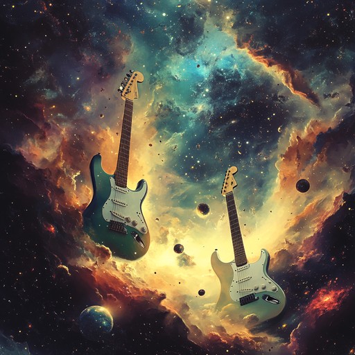 Embark on a cosmic journey through sound with this instrumental track that seamlessly blends sophisticated funk and rock elements. The song features groovy bass lines, dynamic guitar riffs, and intricate rhythms that create a mesmerizing atmosphere, transporting listeners through an odyssey of cosmic proportions.