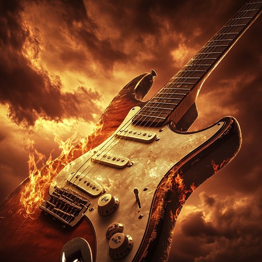 Experience a blazing surge of empowerment with a hard rock anthem, where searing electric guitar riffs unleash the inner champion. Feel adrenaline fueled rhythms and soaring melodies that spark invincibility, making barriers crumble and ambition roar. This instrumental journey embodies the raw energy and resilience found in overcoming life's fiercest battles.