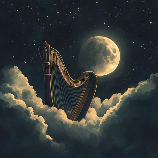 An instrumental lullaby that merges uplifting melodies with calm harmonies, using the celtic harp to create a joyful yet peaceful soundscape that gently guides listeners into a blissful sleep.