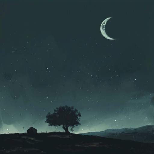 This instrumental piece should evoke the stillness and mystery of nighttime, with slowly unfolding melodies and a subtle build-up of atmospheric tension to mimic the quiet whispers of the night. Ideal for introspective moments or low-key settings.