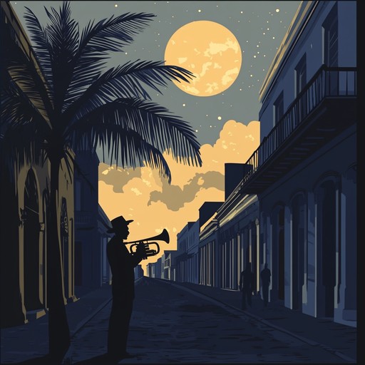 An evocative latin jazz piece featuring warm trumpet tones weaving through vibrant afro cuban percussion, capturing the allure and mystery of havana's nocturnal streets