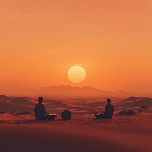 An enchanting journey through desert landscapes, merging vibrant drums with mystical melodies to create an immersive and hypnotic groove, perfect for evoking the ancient and the arcane