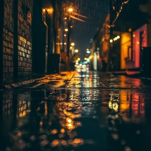 This alternative version delves deeper into the psyche of the urban night. The music translates the eerie silence and occasional distant noises into a captivating audio journey, enhancing the haunting nature of the nocturnal environment. The basslines are more pronounced, creating a heavier emotional impact, thereby drawing the listener into a deeper state of contemplation and uneasy fascination.