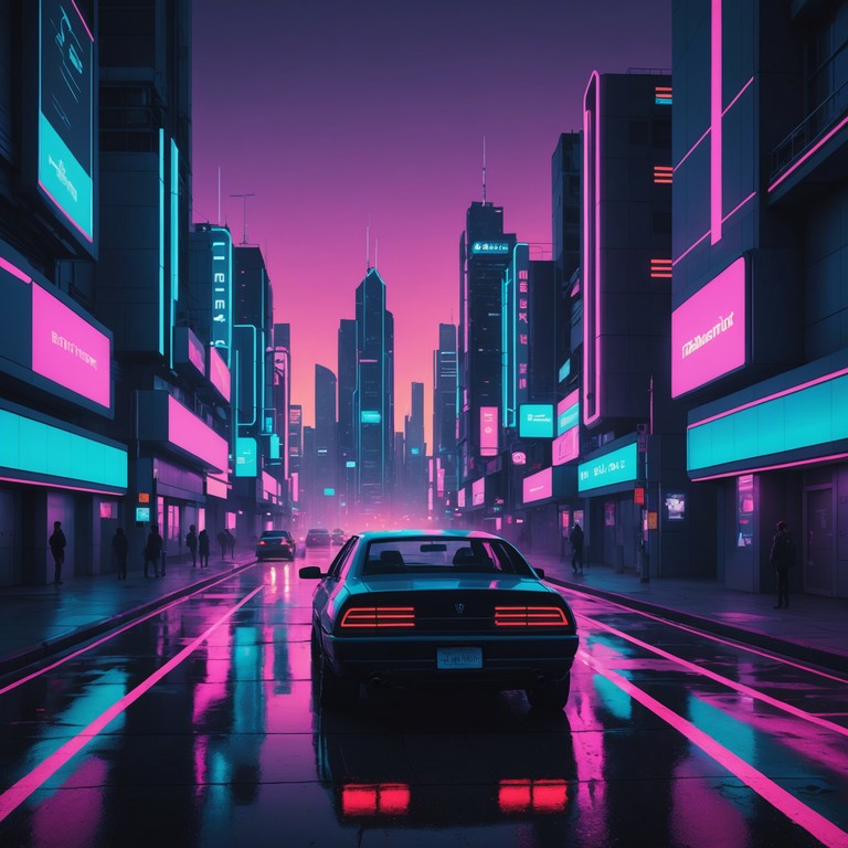 Imagine cruising through a never sleeping neon metropolis where the vibrant energy of urban nightlife meets the calming infinity of dreamlike synth melodies. It's the musical backdrop for moments of introspective wonder amidst bustling city life.