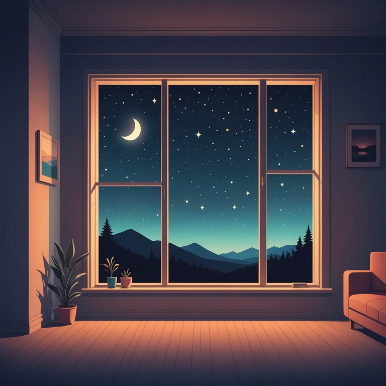 This piece captures the essence of a calm, meditative space within a cozy bedroom setting, with flowing melodies that evoke a feeling of drifting through a dream. The music is designed to enhance feelings of relaxation and introspection, making it perfect for unwinding at the end of the day.