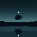 an intimate, soft instrumental evoking tranquility under starry skies.