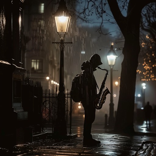 A soulful saxophone leads this heartfelt jazz piece, drawing on nostalgic, reflective, and wistful emotions. It captures the essence of quiet evenings in a smoky jazz club, where every note tells a story of bittersweet memories and sentimental longing.