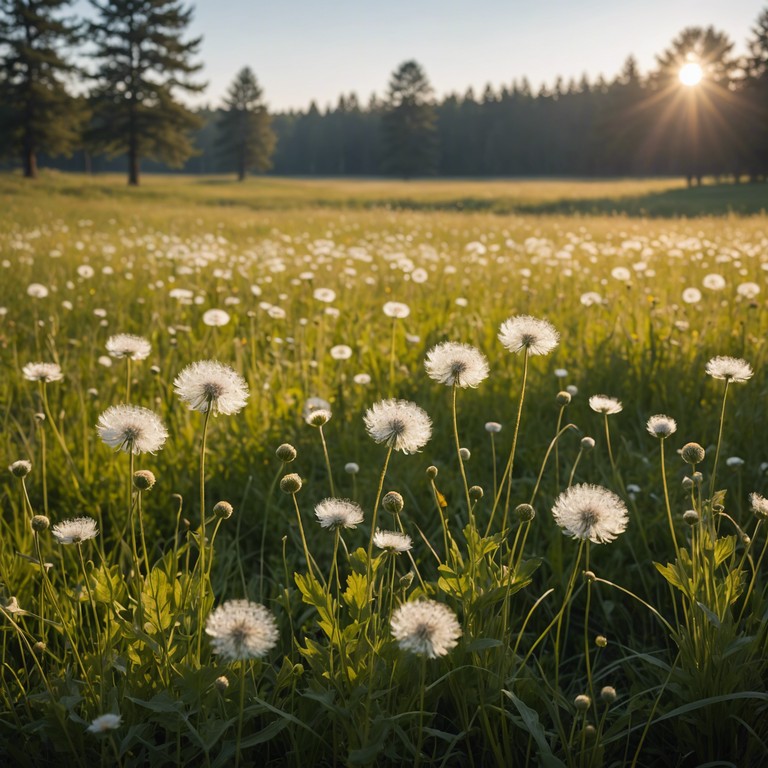 Songs of gentle winds captures the restorative energy of nature and acoustic melodies, perfect for unwinding or seeking solace. It is an auditory stroll through the tranquility of nature, where the strumming of a guitar resonates with the whisper of the grass and the calmness of the environment.