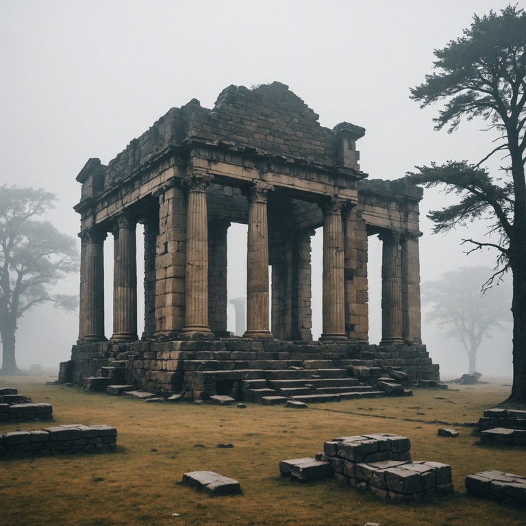 This operatic composition uses the deep, resonate sounds of a pipe organ to evoke a sense of timelessness and reflection, inviting listeners to ponder the depths of history through majestic and serene music.