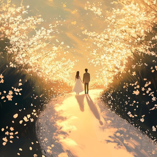 Imagine an afternoon stroll with a lover, each step imbued with warmth, comfort, and the blossoming of new promises. The acoustic guitar is the sole narrator, strumming gently yet confidently, weaving through the light percussion and creating a soundscape reminiscent of quiet joy and deep affection.