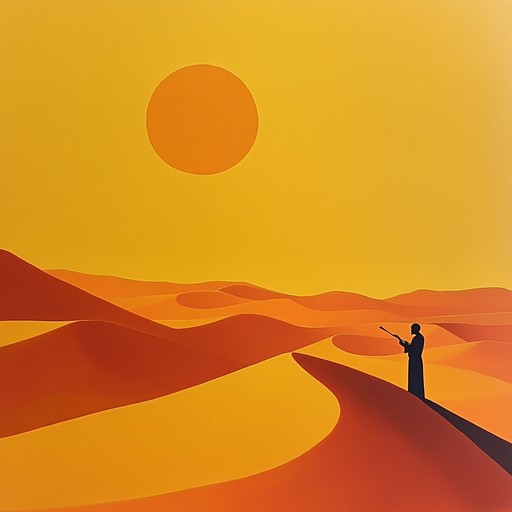 A captivating blend of traditional berber music with modern electronic beats creates an immersive soundscape. Set against a backdrop of sweeping saharan winds and the rustling of desert sands, this track combines the haunting sounds of the ney flute with deep, resonant drum patterns, enveloping listeners in a dance of ancient traditions and contemporary sounds.