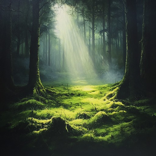 This alternative version further expands on the calming influence of nature, employing a deeper exploration of ambient sounds interwoven with delicate flute sequences to bring forth the lush, green canopy of a timeless forest. Visual and serene, the composition invites listeners to close their eyes and drift into the forest’s soothing embrace.