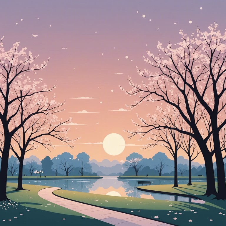 Inspired by quiet moments in anime where characters reflect under a blooming sakura, the soothing instrumentals blend traditional japanese sounds with soft electronic vibes, creating a serene atmosphere perfect for study or relaxation.