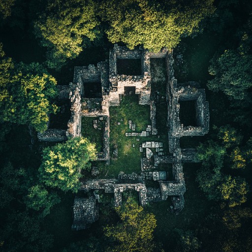Imagine traversing the lost and forgotten halls of an ancient civilization, where ethereal sounds echo off the cold, damp stones, creating a haunting melody that captivates the soul. This track utilizes the natural acoustics of these ancient structures to enhance its mystical and atmospheric qualities.