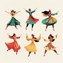 an energetic instrumental blending playful rhythms from world cultures