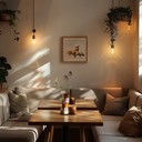 soothing soft piano evokes peaceful cafe atmosphere