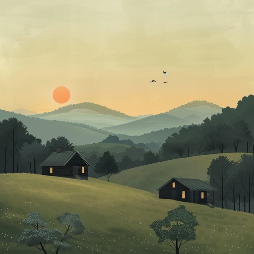 Gentle instrumental composition encapsulating the essence of an appalachian sunrise with calming banjo and heartfelt fiddle. Perfect for moments of relaxation and peace.