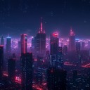 glowing synths with sophisticated, modern, night time vibe