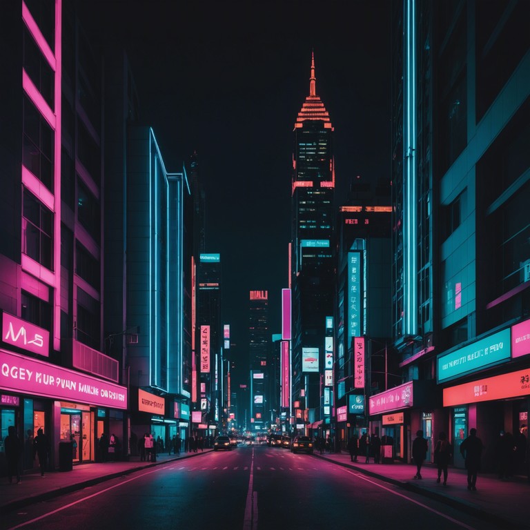 Imagine a bustling city at night, lights blinking in rhythm as an electric guitar cuts through the urban noise with powerful energetic blues riffs. The air is electric, charged with the vibrant energy of the city, blending classical blues with a modern edge. The sound is a celebration of urban life, echoing the spirit of a city that never sleeps.