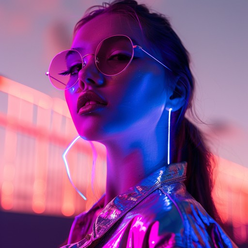 This upbeat instrumental captures the essence of modern kpop with its pulsing electronic beats, shimmering synths, and catchy melodic hooks. The track is perfect for a high-energy dance performance or a montage of colorful city lights and fashion-forward youth culture.