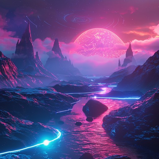 Elevate your senses with pulsating beats and soaring synths that take you on a galactic journey. The dynamic energy of the track builds anticipation with every rhythmic twist. Perfect for capturing the essence of futurism and cosmic exploration.