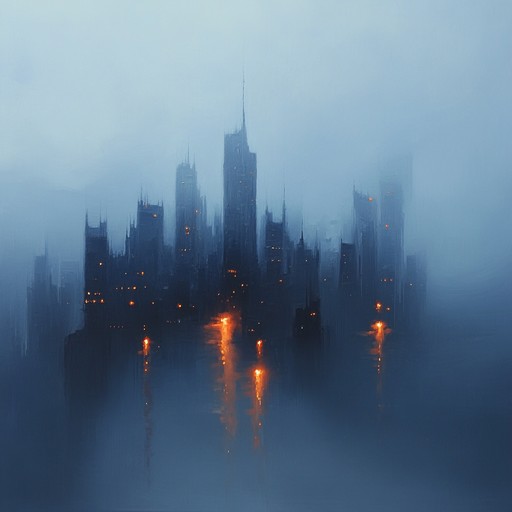 An instrumental phonk track with airy melodies and deep rhythms, capturing the essence of wandering urban landscapes shrouded in nocturnal fog.