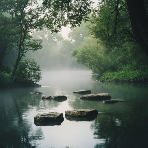 Embark on a mystical soundscape journey invoking ancestral spiritual connections globally, designed to evoke a deep connection with spiritual realms using nature sounds and traditional instruments.